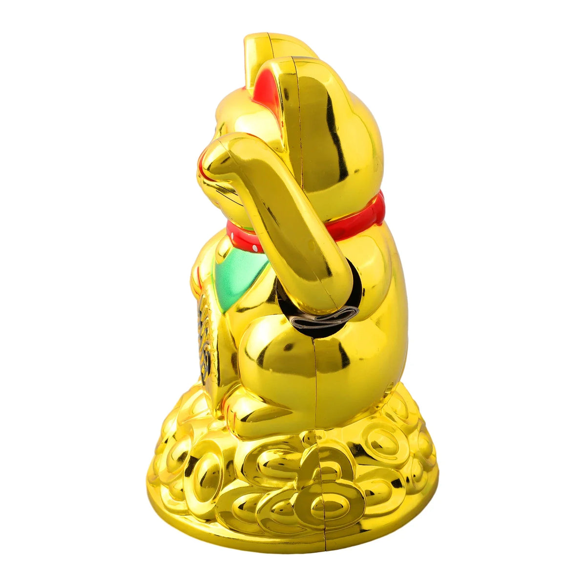 1x Lucky Cat 4.5/6.5Inch Chinese Lucky Cat Waving Arm Beckoning Fortune For Home Office Car Decoration Home Decoration Birthday